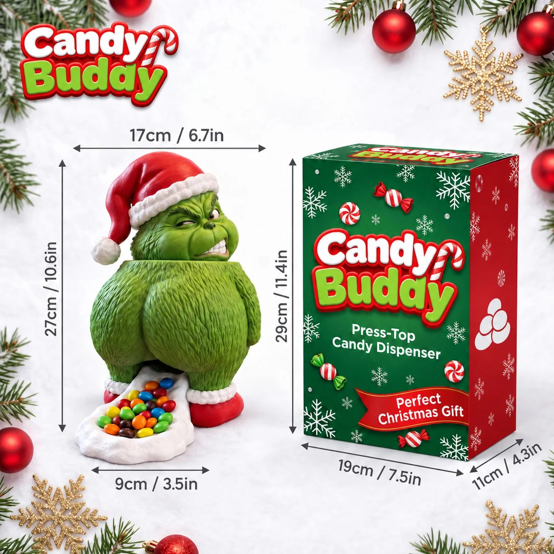 Grinch – Christmas Candy Dispenser — Misty Grinch